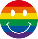 Rainbow Smiley Sticker